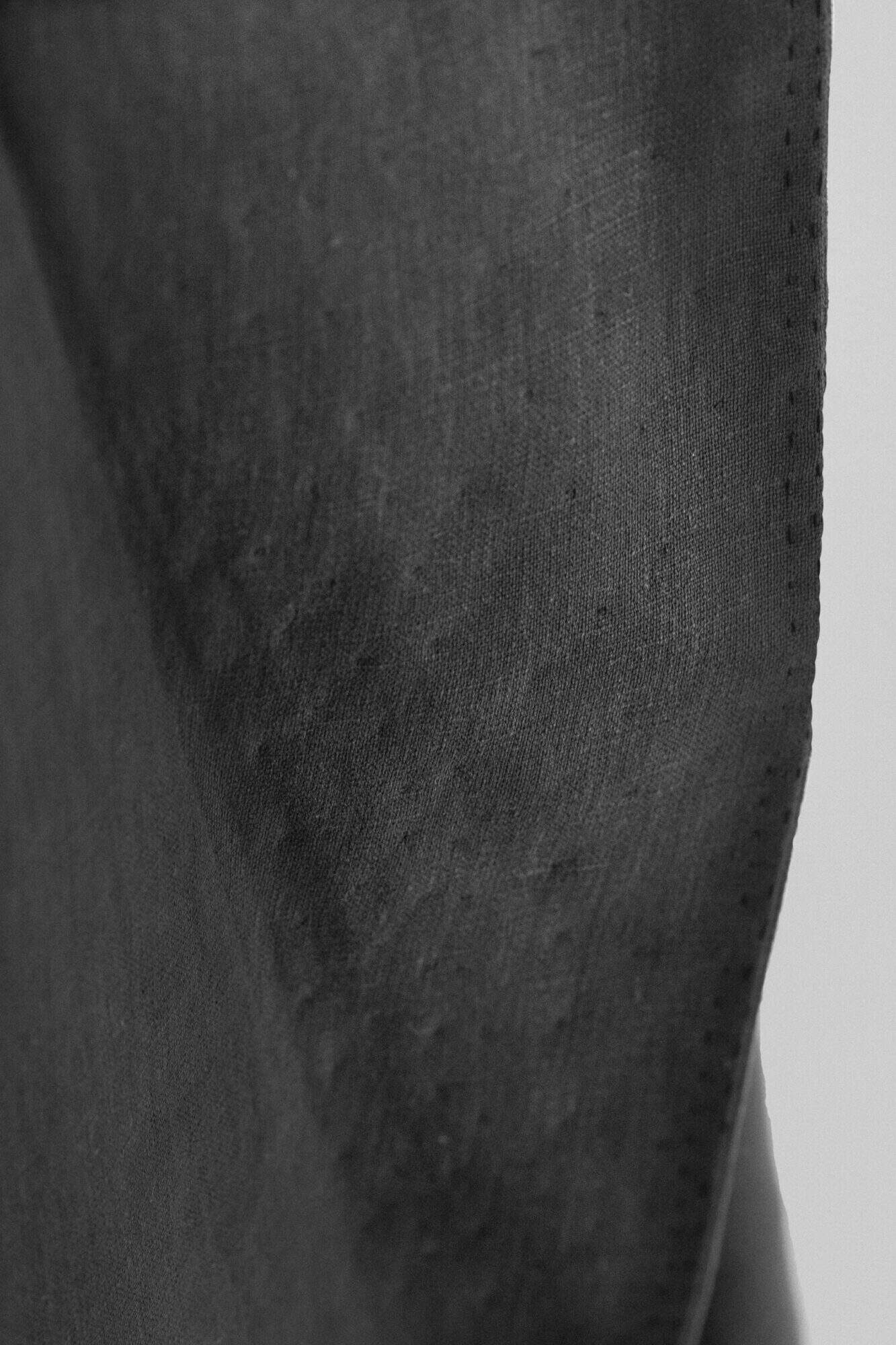 Handgesteppte Stiche (Pad-Stitching) auf der Rückseite eines Revers, Linea Maestro